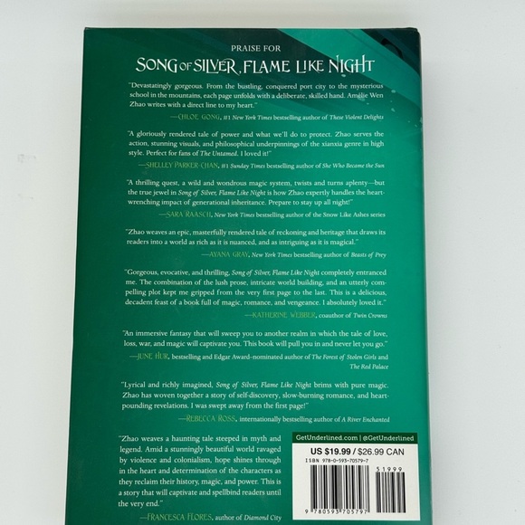 Song of Silver, Flame Like Night by Amélie Wen Zhao - Hardcover - Picture 3 of 4